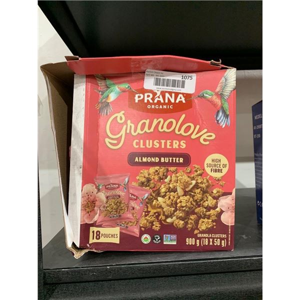 Prana Organic Granolove Clusters Almond Butter 900g