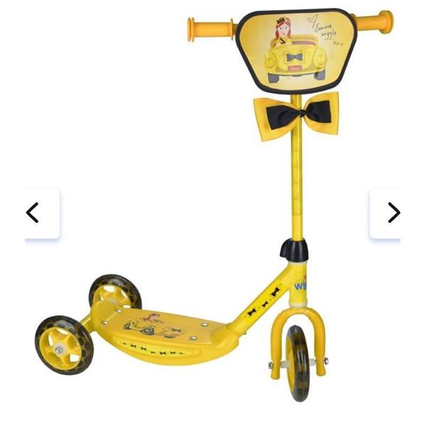 The Wiggles Emma 3-Wheel Scooter with Bell and Basket