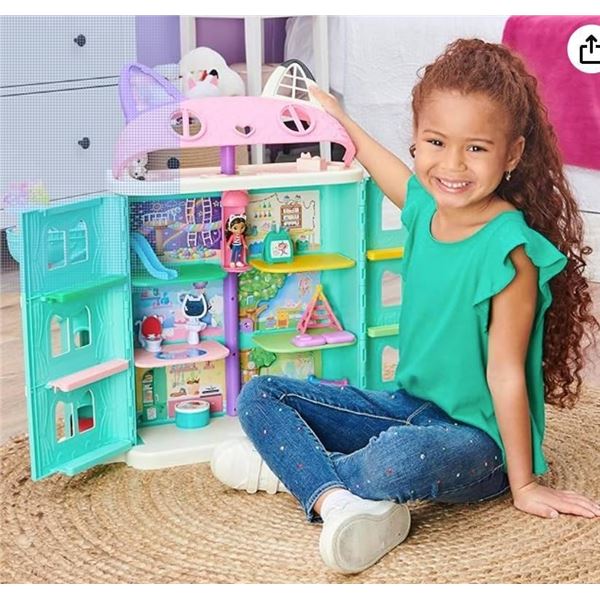 DreamWorks Gabby’s Dollhouse 15-Piece Set with Sound and Accessories
