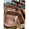 Image 4 : Orwell Copper 32″ Double Bowl Undermount Kitchen Sink (Part number: SK205-32AC)