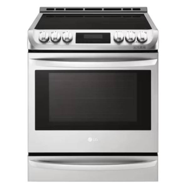 LG LSE4617ST 30-Inch Slide-In Electric Range with Glass Top 6.3 cu. ft. Smart wi-fi Enabled Inductio