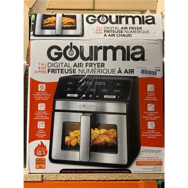 Gourmia 7.6L Digital Air Fryer – Model GTF7480