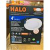 Image 2 : Lot of 7 Halo 4-Inch LED Downlights HLB4LSFSS-C with 5-Color Selectable Options