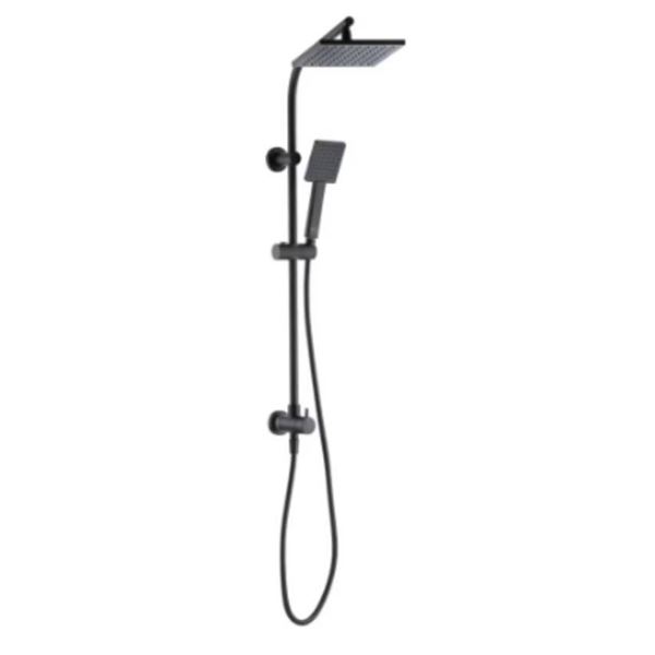 Glacier Bay Wall Bar Shower Kit, Model HDSB101-6101, Matte Black