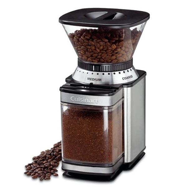 Cuisinart Coffee Grinder, Electric Burr One-Touch Automatic Grinder with 18-Position Grind Selector