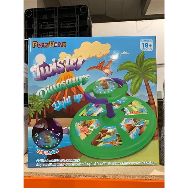 PerryHome Twister Dinosaurs Light-Up Game, Ages 18+ Months