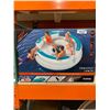 Image 2 : HydroForce™ Lazy Dayz Inflatable Floating River/Lake 6-Person Party Island w/Cupholders and