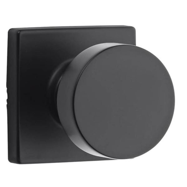 Weiser Cambie Dummy Door Knob (Iron Black), Lot of 4