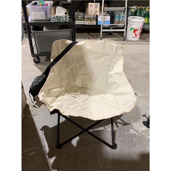 Portable Folding Chair with Carrying Bag and Mesh Side Pocket