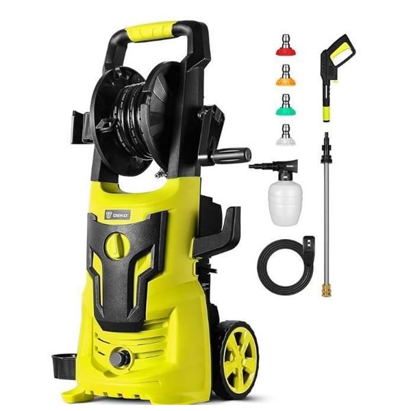 DEKO DKKHW06-US High Pressure Washer with 14.5 AMP Motor