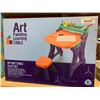 Image 1 : Art Painting Learning Table with Stool for Children Ages 3+