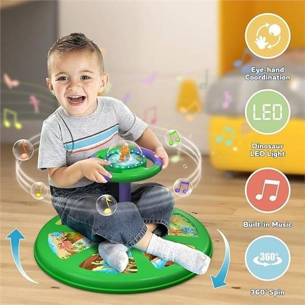 Playhome Twister Dinosaurs Light-Up Toy for Ages 18+ Months