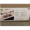 Image 3 : Allen + Roth Double Bowl Dual-Mount Kitchen Sink Model 5069408/73215004