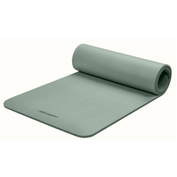 Retrospec Solana 5mm Yoga Mat, 72 x 24 in, Green