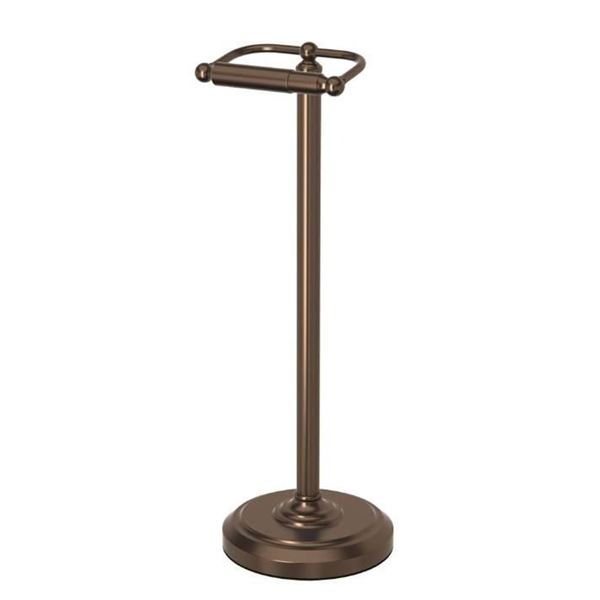 Gatco Freestanding Tissue Holder Stand in Bronze, 22-Inch Height