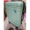 Image 3 : Light Green  Aklsvion PC+ABS Durable Carry-On Luggage with Spinner Wheels with Matching Backpack