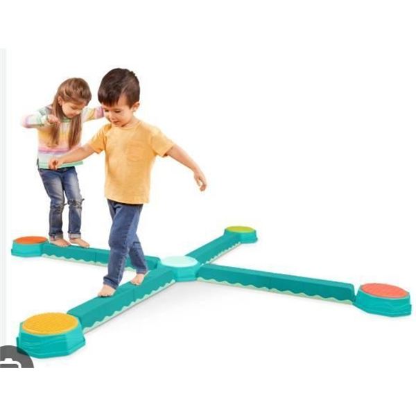 B. Toys Balance and Buff Set Sensory Balance Beam for Ages 3+