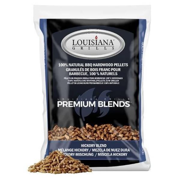 Louisiana Grills Premium Blends Hickory Blend Wood Pellets, 40 lbs
