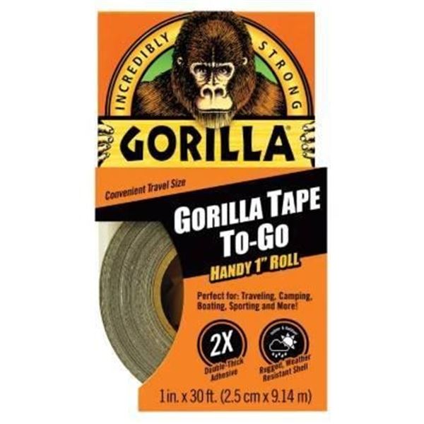 Lot of 3 Gorilla Tape Rolls – 1 inch x 30 feet
