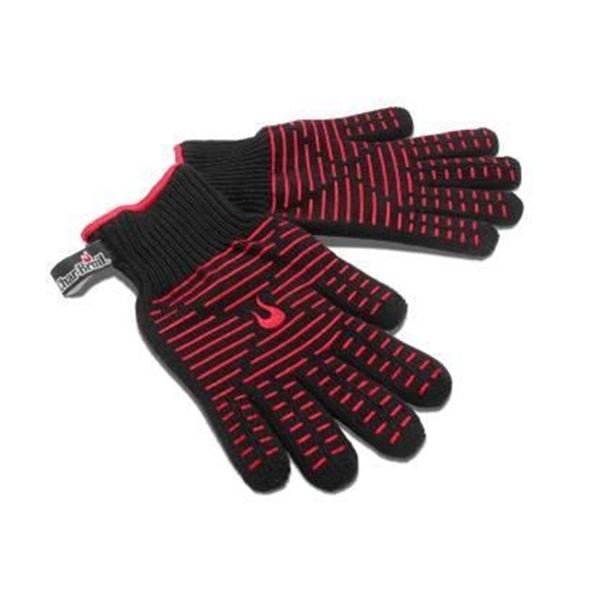 Char-Broil High-Performance Grilling Gloves, Black/Red, Heat Resistant