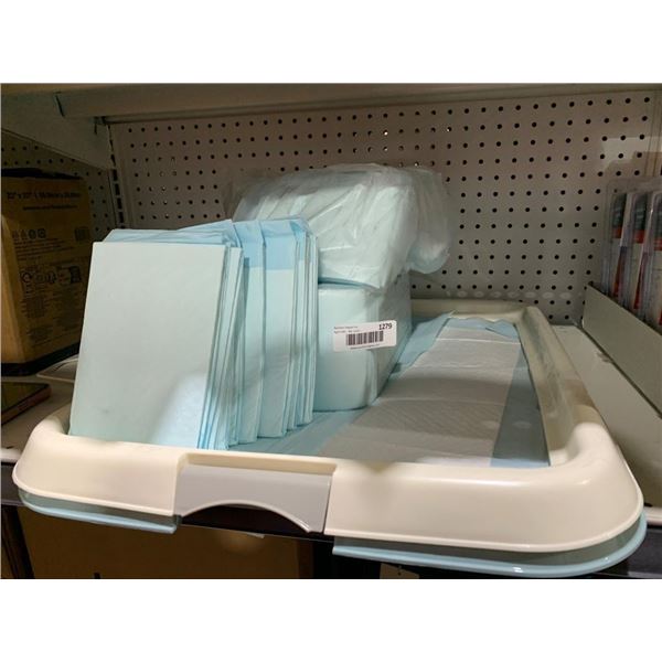 Pet Pads and Plastic Pet Pad Holder