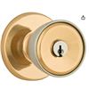 Image 1 : Weiser Elements Beverly Bronze/Chrome Keyed Entry Door Knobs – Lot of 6