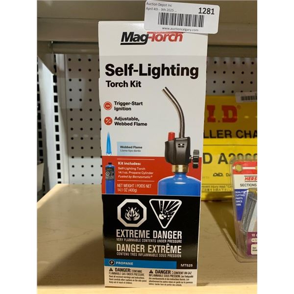 MagTorch MT535 Self-Lighting Torch Kit With Trigger Start Ignition