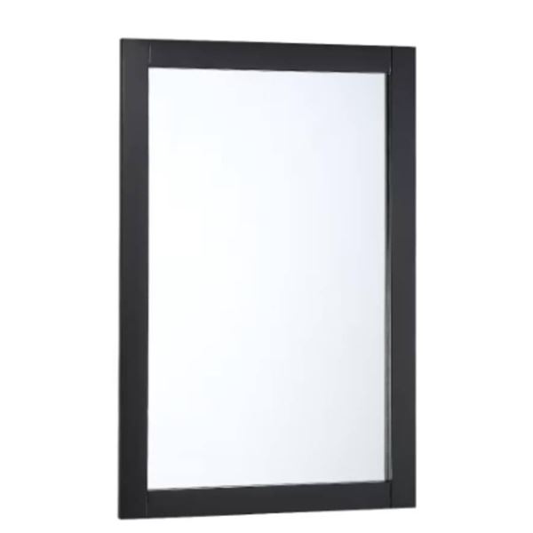 Fresca Black-Framed Mirror, 22.8 x 32.8 Inches