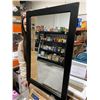 Image 2 : Fresca Black-Framed Mirror, 22.8 x 32.8 Inches