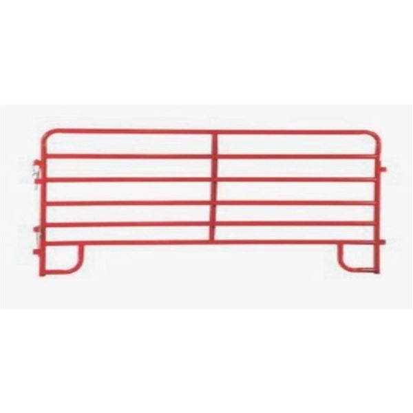 RangeEase Corral Panel 5-1/2 x 12 Ft Red Steel Panel, Model 6091292