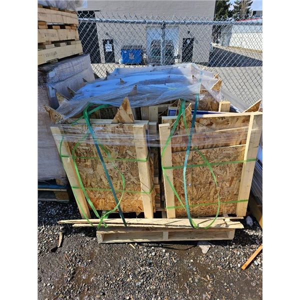 Pallet Lot – Katabatic Lumber Lock Subfloor & Construction Adhesive Display, Wooden Display