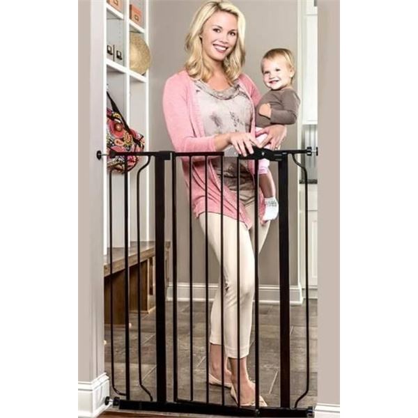 Regalo Easy Step Extra Wide Safety Gate Model 1164 EB DS Black