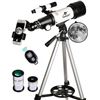 Image 1 : Gskyer AZ70400 Telescope with Adjustable Tripod
