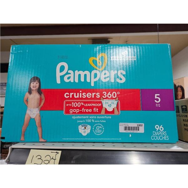 Pampers Cruisers 360 Size 5 Diapers, 96 Count