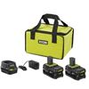 Image 1 : Ryobi One+ 18V Lithium Starter Kit with Batteries and Charger