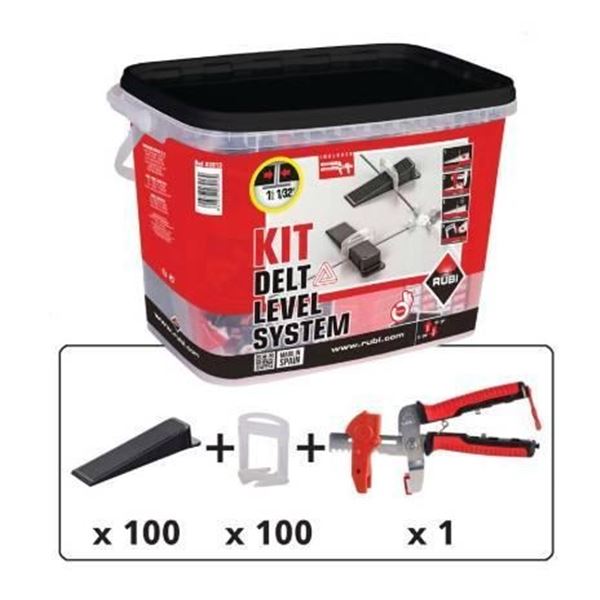 Rubi Kit Delta Level System for Tile Installation