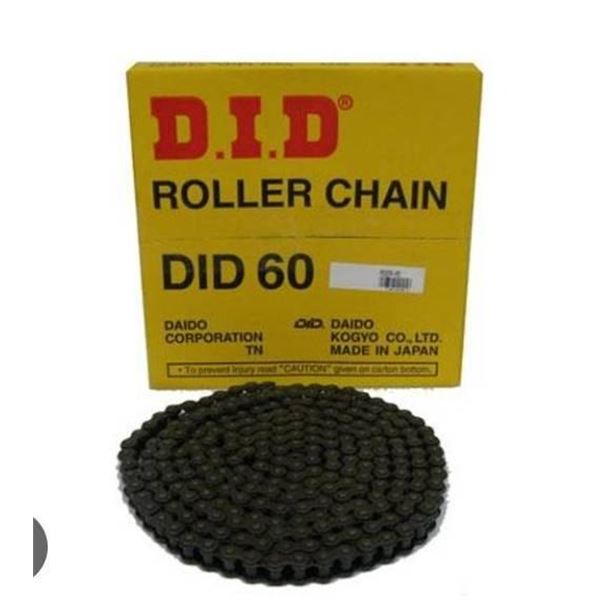 D.I.D Roller Chain 60H-2 by Daido Kogyo Co. Ltd., Made in Japan