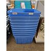 Image 1 : Rubbermaid Roughneck 14-Gallon Storage Bins, Lot of 10. – No Lids