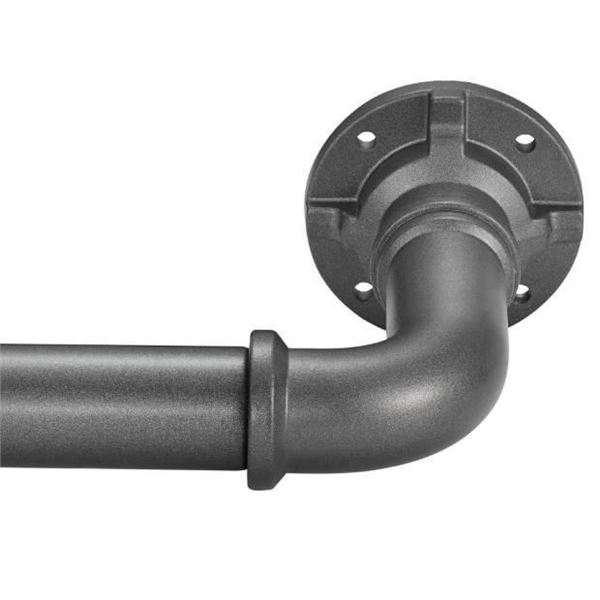 Outdoor/Indoor Curtain Rod 28 In-48 In, Rust Resistant