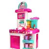 Image 1 : Barbie Kitchen Set with40 Accessories, Lights, Sound, and Water Features