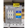 Image 2 : Lot of 6 GE Classic LED CAC Candelabra Base Soft White Bulbs 6-Pack, 500 Lumens