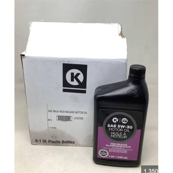 SAE 10W-30 High Mileage Motor Oil 946 ml Bottles – Set of 6