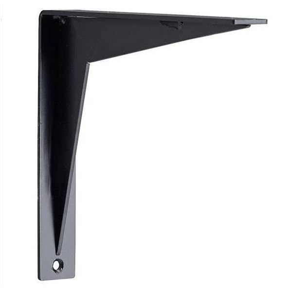 LHFD 5.91 in. Black Shelf Bracket Pack of 12