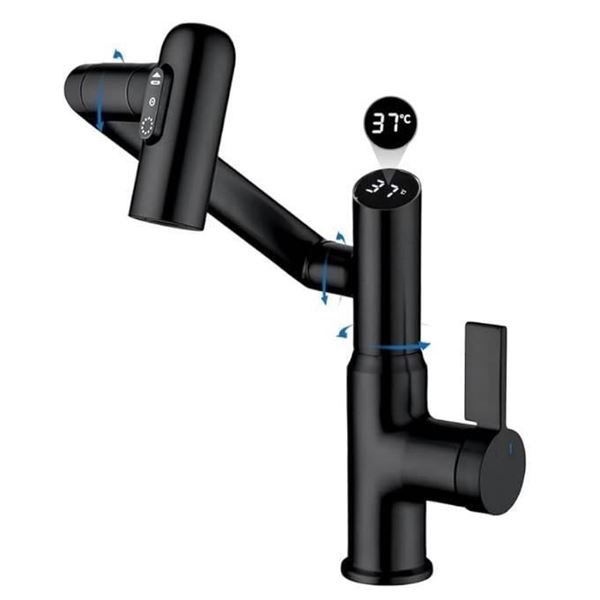 Geoaton SX69091 Two-Handle Kitchen Faucet with Spray Attachment