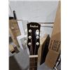 Image 3 : Rotefinch 38-Inch Black Acoustic Guitar Model XC03734 with Cutaway Design
