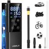 Image 1 : Smart Tire Inflator with Digital Display and Multiple Nozzle Adapters