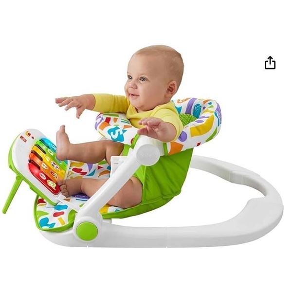 Fisher-Price Kick & Play Deluxe Sit-Me-Up Seat With Music and Lights