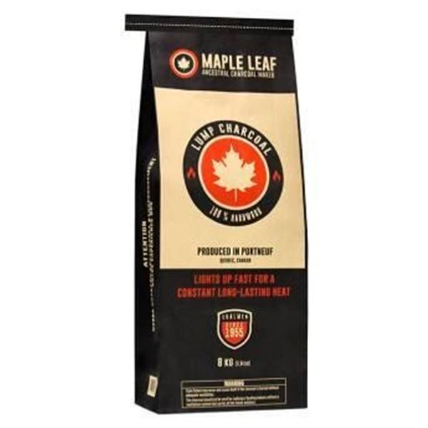 Maple Leaf Lump Charcoal 8 Kg Produced in Canada