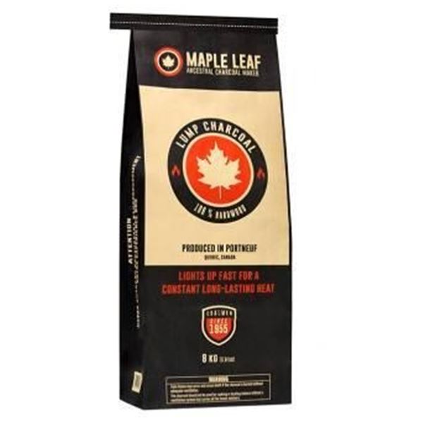 Maple Leaf Lump Charcoal 8 Kg Produced in Canada