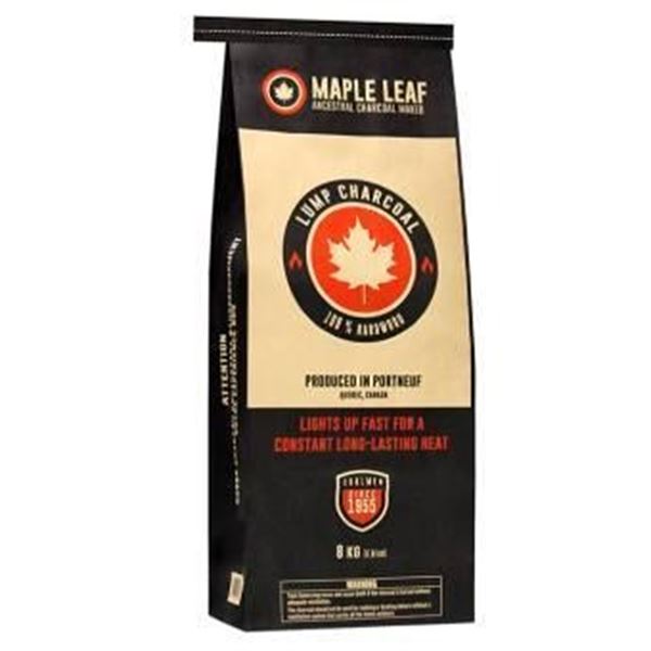 Maple Leaf Lump Charcoal 8 Kg Produced in Canada